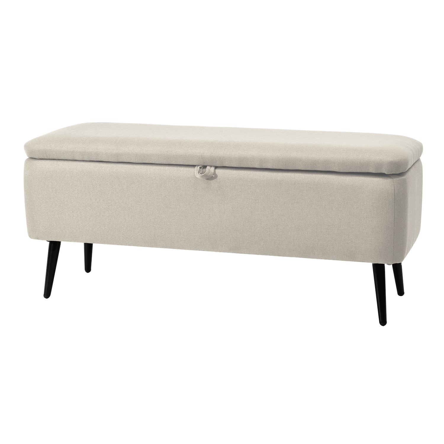 VESTIAMO CASA - Pouf Contenitore Beige - h43x102x39 cm